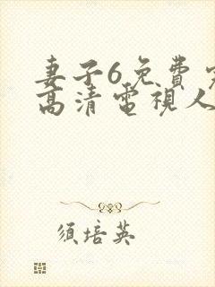 妻子6免费完整高清电视人