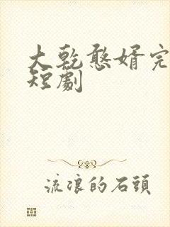大乾憨婿完结篇短剧