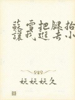 苏雪把腿抬起来让我进去小说