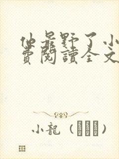 他最野了小说免费阅读全文