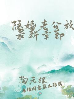 隐婚老公放肆宠 最新章节