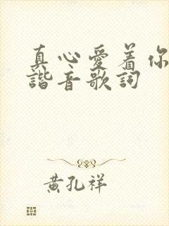 真心爱着你中文谐音歌词