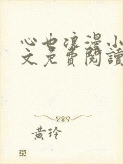 心也浪漫小说全文免费阅读最新章节