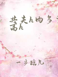 共夫h肉多荤文高h