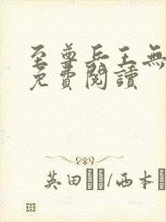 至尊兵王无弹窗免费阅读