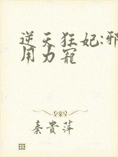 逆天狂妃:邪帝用力宠