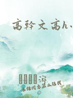 高干文高h小说