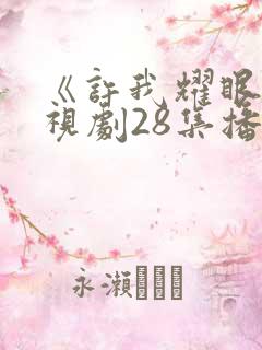 《许我耀眼》电视剧28集播放