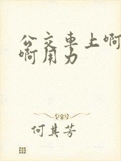 公交车上啊用力啊用力