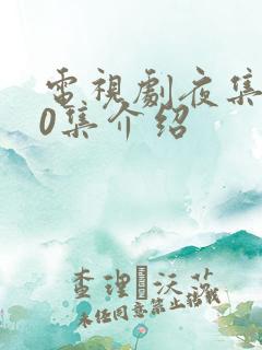 电视剧夜集第30集介绍