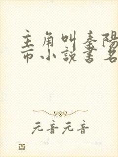 主角叫秦阳的都市小说书名