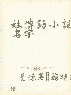 姓傅的小说男主名字