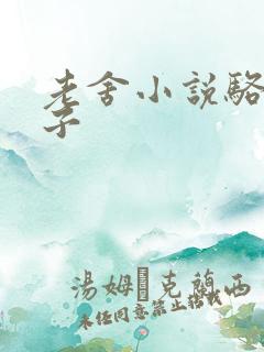 老舍小说骆驼祥子