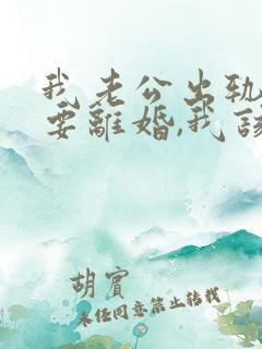 我老公出轨了,要离婚,我该怎么办