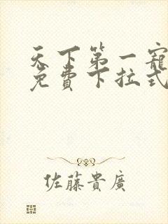 天下第一宠漫画免费下拉式阅读