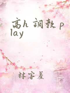 高h 调教 play