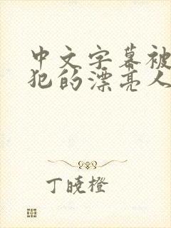 中文字幕被公侵犯的漂亮人妻