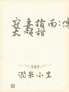 宠妻指南:傅太太超甜