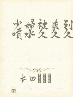 少妇被爽到高潮喷水久久久