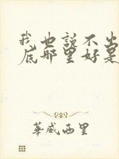 我也说不出你到底哪里好是什么歌