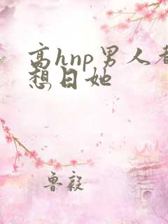 高hnp男人都想日她