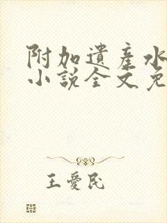 附加遗产水千丞小说全文免费阅读