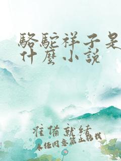 骆驼祥子是一本什么小说