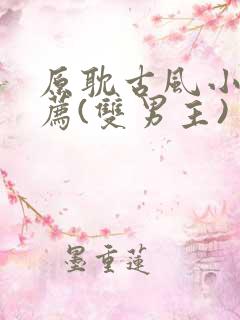 原耽古风小说推荐(双男主)