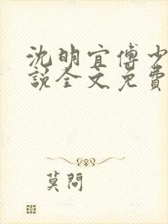 沈明宜傅少弦小说全文免费阅读