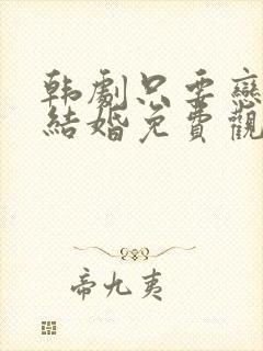 韩剧只要恋爱不结婚免费观看