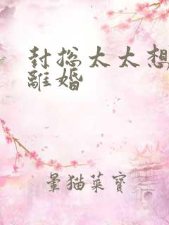 封总太太想跟你离婚