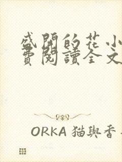 盛开的花小说免费阅读全文