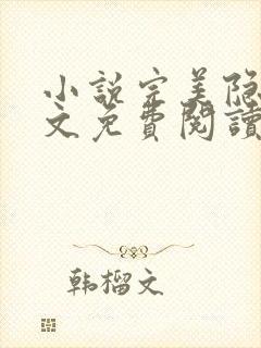 小说完美隐婚全文免费阅读