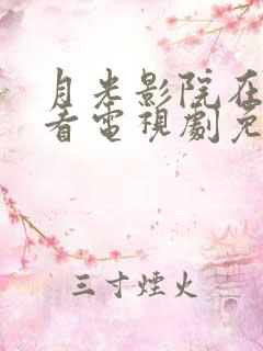 月光影院在线观看电视剧免费高清