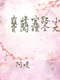 巅峰官路小说免费阅读全文无删减