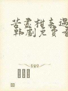 苦尽柑来遇见你 韩剧免费看