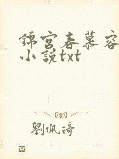 锦宫春慕容卿默小说txt