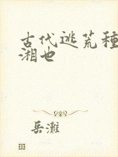 古代逃荒种田记湘也