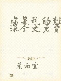 你是我的难得情深全文免费阅读