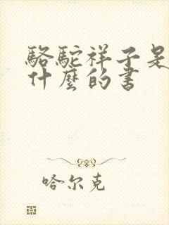 骆驼祥子是关于什么的书