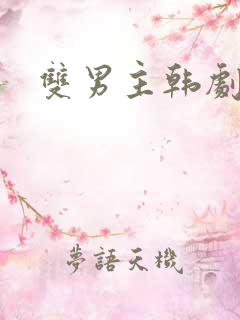 双男主韩剧推荐