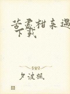 苦尽柑来遇见你 下载