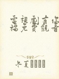 电视剧有你才幸福免费观看