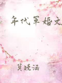 年代军婚文推荐