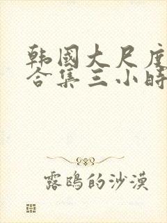 韩国大尺度床戏合集三小时