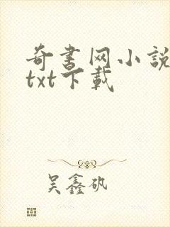 奇书网小说免费txt下载