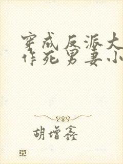 穿成反派大佬的作死男妻小说