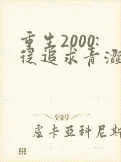 重生2000:从追求青涩校花同桌开始()