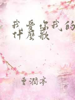 我爱你我的家是什么歌