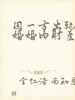 因一方出轨而离婚婚内财产如何分割